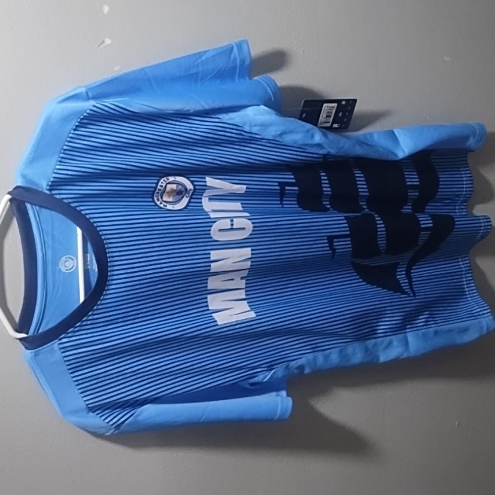 Manchester City Official Merchandise Jersey Mens Size XL Blue Man City Soccer